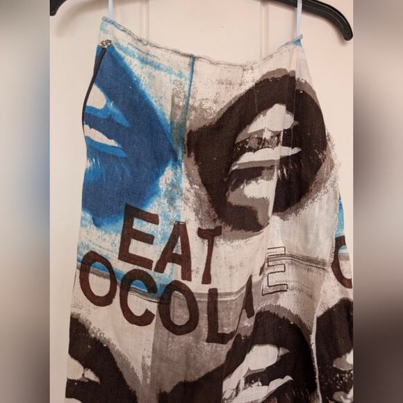 Vintage Paul Smith Eat Chocolat Skirt IT40 - Picture 3 of 8